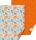 HEYDA 204772224 Motivkarton Paisley 50 x 70 cm rot/blau