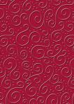 HEYDA 204772262 Prägekarton Milano 50 x 70 cm rubinrot