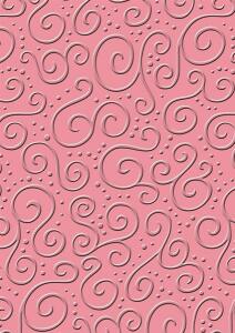 HEYDA 204772266 Prägekarton Milano 50 x 70 cm rosa
