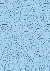 HEYDA 204772267 Prägekarton Milano 50 x 70 cm hellblau