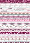 HEYDA 204772602 Motivkarton Just Married Bordüre A4...