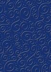 HEYDA 204772623 Prägekarton Milano A4 mittelblau