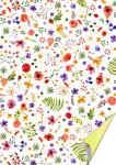 HEYDA Motivkarton Aquarellblumen A4 (21 x 31 cm inkl....