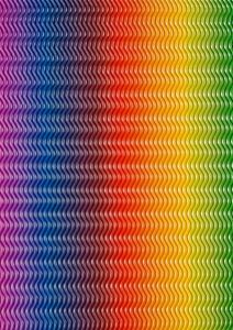 HEYDA 204773599 Bastelwellkarton 50 x 70 cm regenbogen