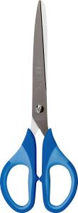 HEYDA Büroschere Soft-Touch Colour Code 18 cm Grifffarbe: azur