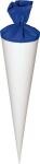 Schultüten-Rohling 70 cm Ø 19 cm weiss mit...