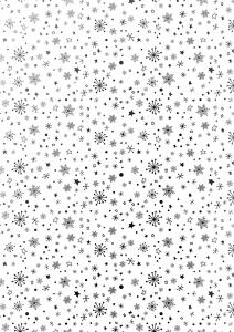 Faltblätter-Set transparent Sterne A4 Transparentpapier silberfarben