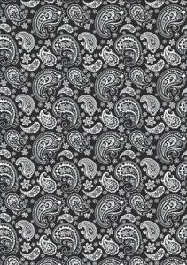 HEYDA 204878894 Transparentpapier Paisley A4 (21 x 31 cm inkl. Codierleiste) weiss