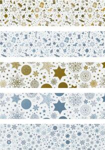 HEYDA 204879095 Transparentpapier Sweet Home Weihnachten Rollen 50 x 70 cm Display ca. 21 x 21 x 36/515 cm