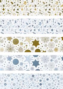 HEYDA 204879095 Transparentpapier Sweet Weihnachten Rollen 50 x 70 cm