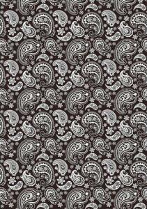 HEYDA 204879456 Transparentpapier Paisley Rollen 50 x 70 cm weiss