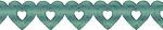 HEYDA 204880092 Papierspitze selbstklebend Herzen 2 m x 8...