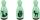 HEYDA 204888654 Stempel-Figuren Waldtiere Holz farbig lackiert