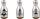HEYDA 204888655 Stempel-Figuren Niko & Co. Holz farbig lackiert