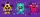 HEYDA 204889183 Laternen-Set Monster 22 x 60 cm