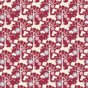 TILDA Stoff 5x110Wildgarden rot 210493134