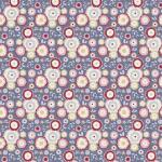 TILDA Stoff 5x1,10mC.Flower s-blau 210493138