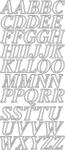 KNORR-PRANDELL Ziersticker Alphabet groß gold...