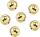 KNORR PRANDELL 212223707 Goldwachsperlen Premium Ø 8 mm Kunststoff goldfarben