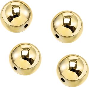 KNORR PRANDELL Goldwachsperlen Premium Ø 12 mm Kunststoff goldfarben