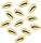 KNORR PRANDELL 212223712 Goldwachsperlen Premium 8 x 4 mm Kunststoff goldfarben