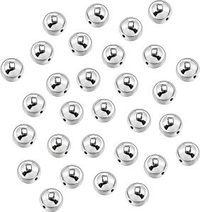 Silberwachsperlen Premium Ø 25 mm Kunststoff silberfarben