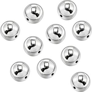 Silberwachsperlen Premium Ø 5 mm Kunststoff silberfarben