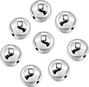 Silberwachsperlen Premium Ø 6 mm Kunststoff silberfarben