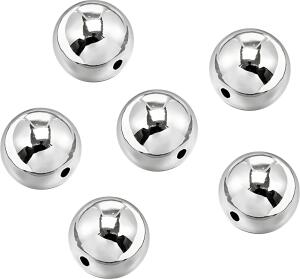 Silberwachsperlen Premium Ø 8 mm Kunststoff silberfarben