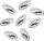 KNORR PRANDELL 212223810 Silberwachsperlen Premium 8 x 4 mm Kunststoff silberfarben