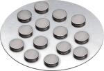 Scheibenmagnet extra stark Stärke: 2 mm Ø 10...