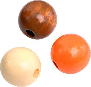 KNORR PRANDELL Holzperlen-Mix Ø 8 mm Buche Deutschland natur orange
