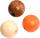 KNORR PRANDELL Holzperlen-Mix Ø 8 mm Buche Deutschland natur orange