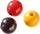 KNORR PRANDELL Holzperlen-Mix Ø 8 mm Buche schwarz rot goldfarben
