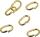 KNORR PRANDELL 216441783 Verbindungsöse 6 x 45 mm Metall goldfarben