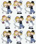 KNORR PRANDELL 216930209 Dekostreu Hochzeit Hochzeitspaar...