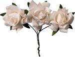 KNORR PRANDELL Blüte am Draht-Stiel Papierrose...