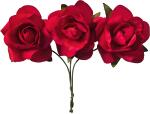 KNORR PRANDELL Blüte am Draht-Stiel Papierrose...