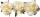 KNORR PRANDELL Dekostreu Blumen Papierblume Ø 25 cm Papier creme