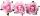 KNORR PRANDELL 217611009 Dekostreu Blumen Papierblume Ø 25 cm Papier rosa