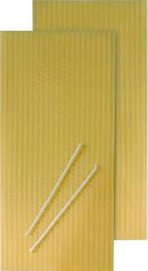 Bienenwachswaben-Set Wachsplatten: 10 x 30 cm Dochte: 12 cm