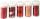 KNORR PRANDELL 218105493 Glitter-Mix Polyester rot