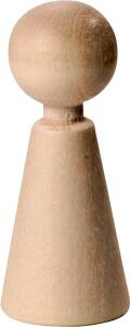 KNORR PRANDELL 218497509 Figurenkegel Höhe: 50 mm Buche Deutschland roh gebleicht