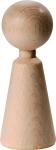Figurenkegel Höhe: 60 mm Buche Deutschland roh...