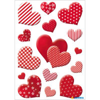 Herma Sticker DECOR Blumen Blümchenherzen 3 Bl