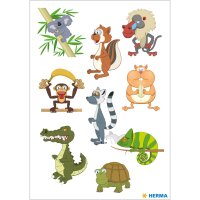 Herma Sticker DECOR Tiere Zoo-Linge 3 Bl