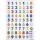 Herma Sticker MAGIC Bunte Zahlen Transpuffy 1 Bl