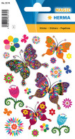 Herma Sticker MAGIC Tiere Schmetterlingsvielfalt beglimmert 1 Bl