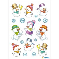 Herma Sticker DECOR Weihnachten Schneemänner 3 Bl