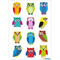 Herma Sticker MAGIC Tiere Eulen glittery 1 Bl